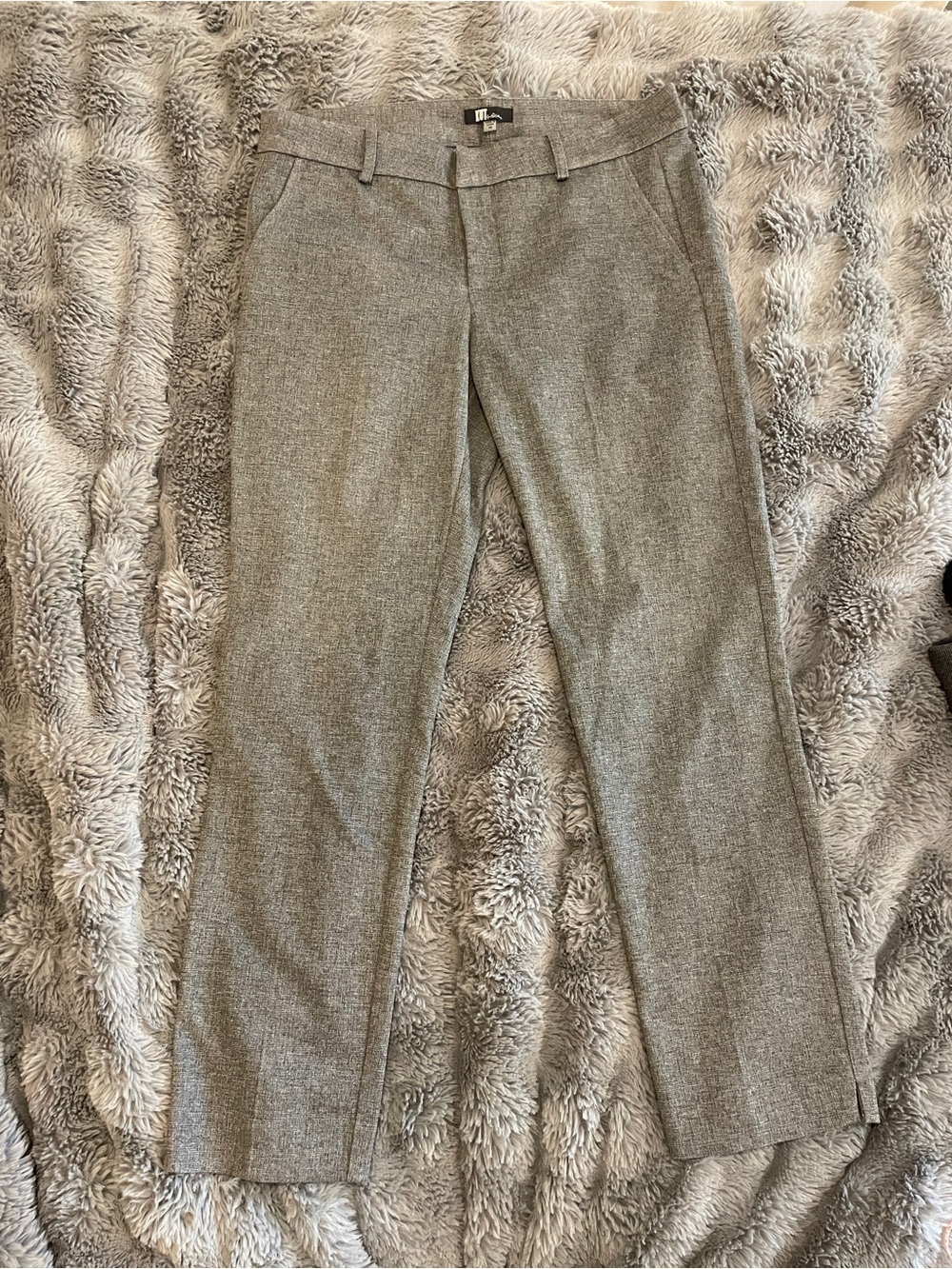 KUT from the kloth Straight/tapered Leg Dress Pants in Heather Gray